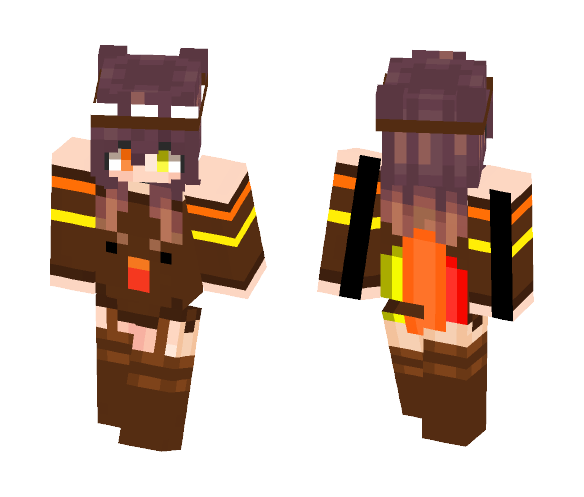 Thanksgiving Turkey - Female Minecraft Skins - image 1