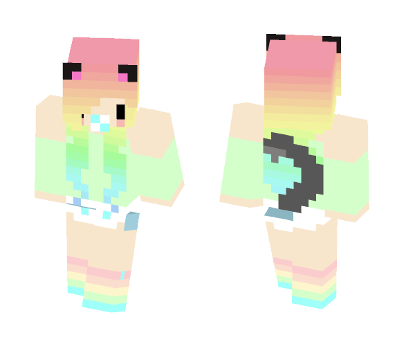 Download Free Baby Nyan Kitty 4 meh role-play Skin for Minecraft image 1 Baby Nyan Kitty 4 meh role-play - Baby Minecraft Skins - image 1