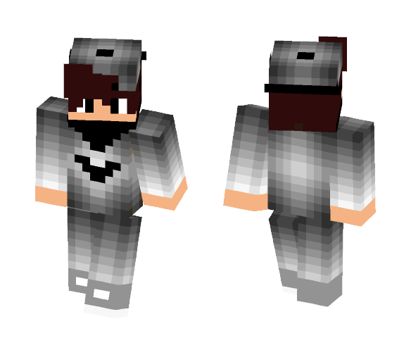Gray teen boy - Boy Minecraft Skins - image 1