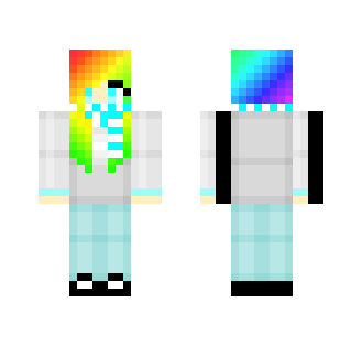 Rainbow Winter girl