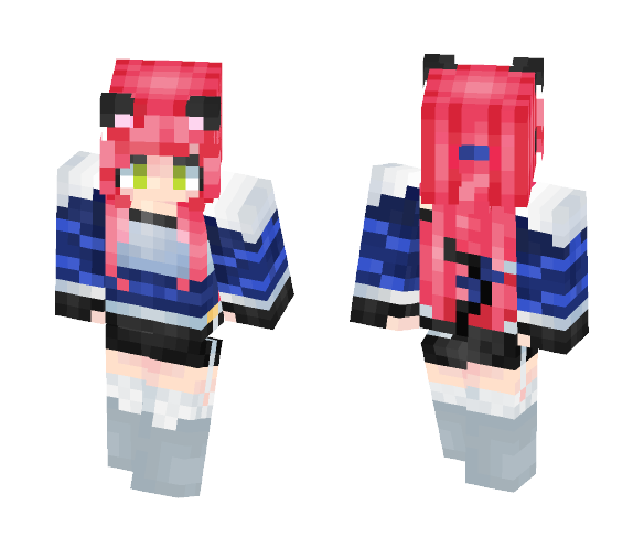 Ameke Kiten || OC - Female Minecraft Skins - image 1