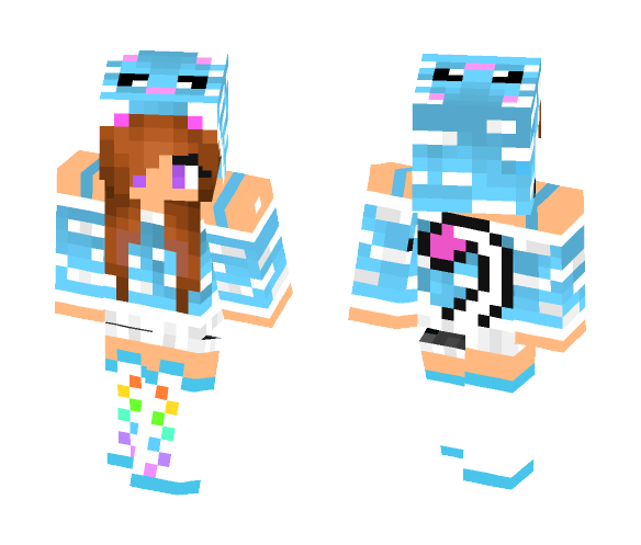 Cute kitty girl - Cute Girls Minecraft Skins - image 1