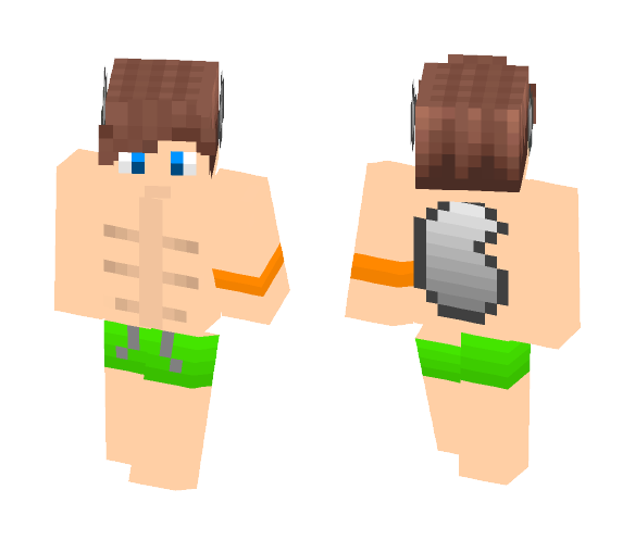 Swimmer Werewolf 2 - Male Minecraft Skins - image 1