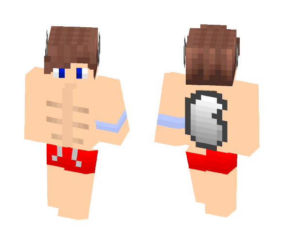 Swimmer Werewolf 1 - Male Minecraft Skins - image 1