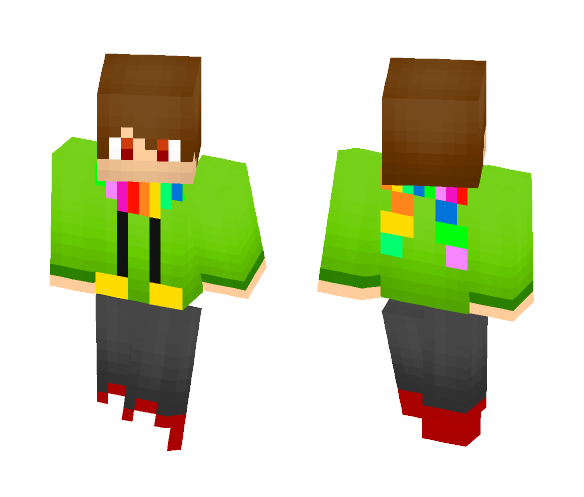 StorySwap Male Chara - Male Minecraft Skins - image 1