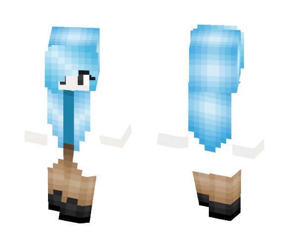 Download Free Rick Girl (Rick and Morty) Skin for Minecraft image 1 Rick Girl (Rick and Morty) - Girl Minecraft Skins - image 1