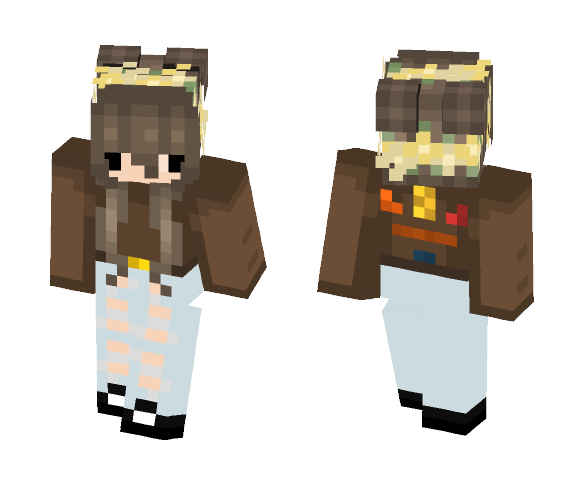 Thanksgiving Adidas ~ - Female Minecraft Skins - image 1