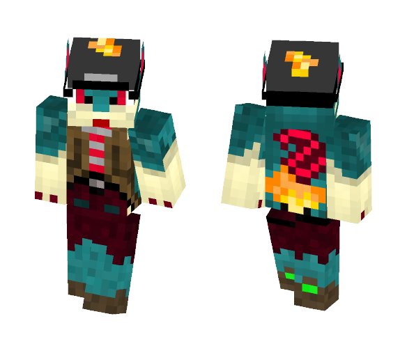 Adventure Quilava - Male Minecraft Skins - image 1