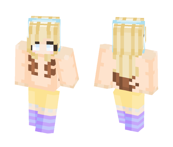 Download Free vanιlla cнoco | oc | ɑɗɗɪ Skin for Minecraft image 1 vanιlla cнoco | oc | ɑɗɗɪ - Female Minecraft Skins - image 1