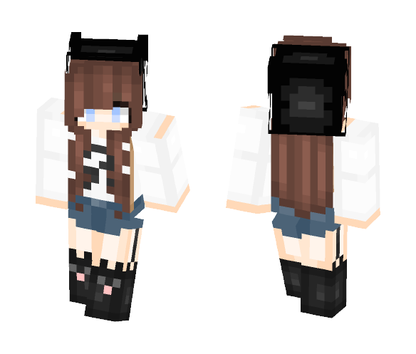 Download Free My First Skin! Skin for Minecraft image 1 My First Skin! - Female Minecraft Skins - image 1