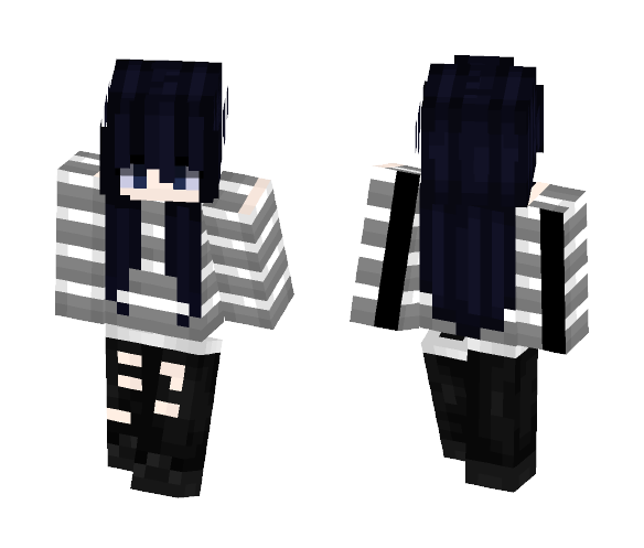 Blue ♡ - Female Minecraft Skins - image 1