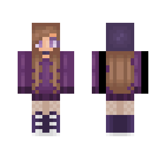 It's Cold Outside - Purple Sweater - Female Minecraft Skins - image 2