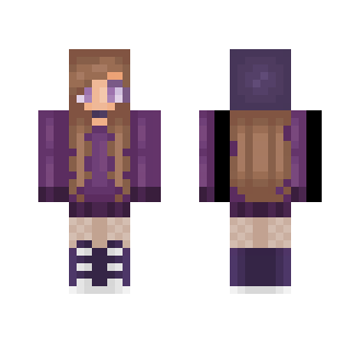 It's Cold Outside - Purple Sweater