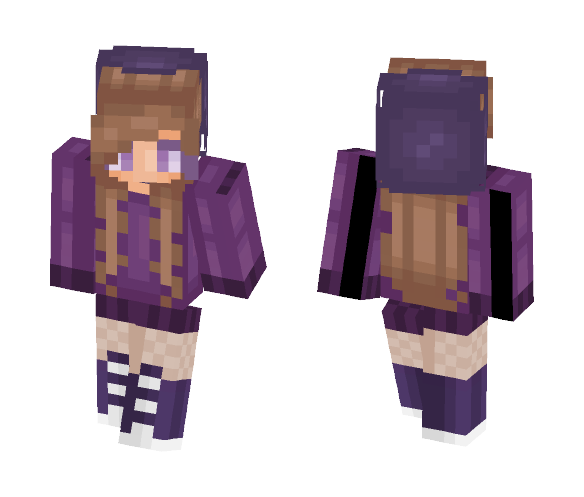 It's Cold Outside - Purple Sweater - Female Minecraft Skins - image 1
