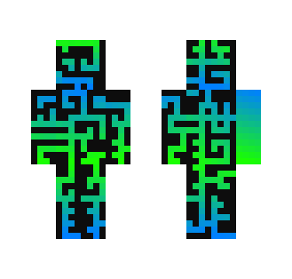 Cool pattern Blue-Green