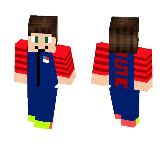 U.S. Olympic Medal Jacket 2016 - Male Minecraft Skins - image 1