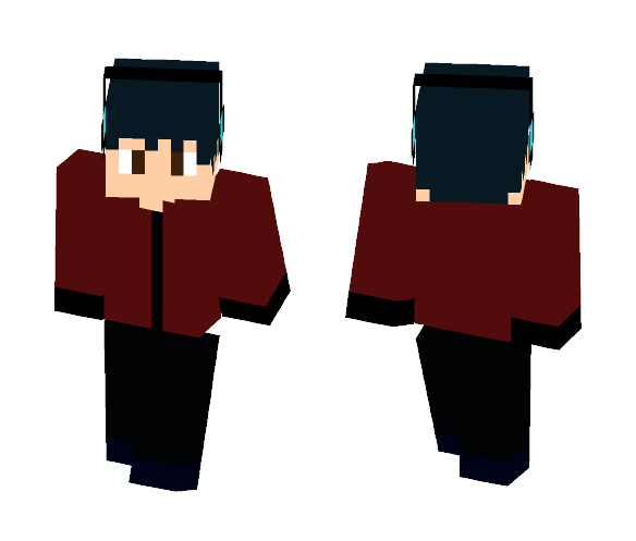 Myself in Minecraft Skin Art v2 - Male Minecraft Skins - image 1