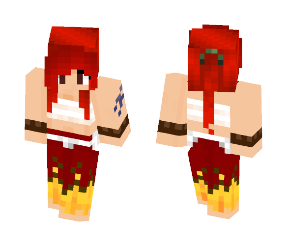 Erza Scarlet - Female Minecraft Skins - image 1