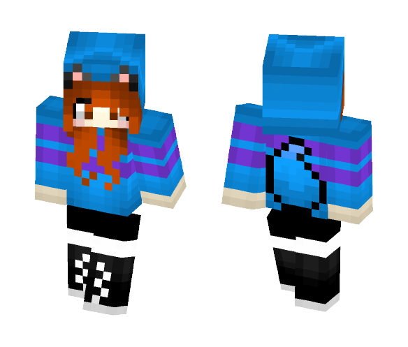 .:FoxTale:. Frisk - Female Minecraft Skins - image 1