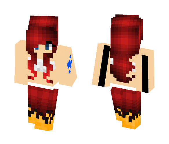 Erza Scarlet - Female Minecraft Skins - image 1