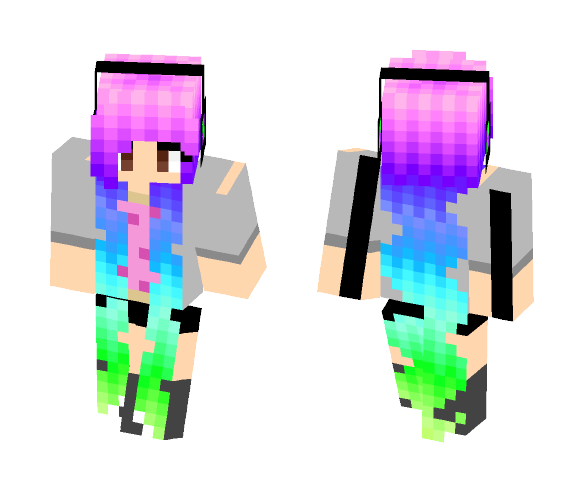 Nyan Cat Girl - Cat Minecraft Skins - image 1