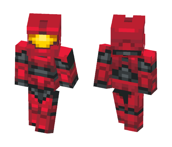 Red Spartan - Male Minecraft Skins - image 1