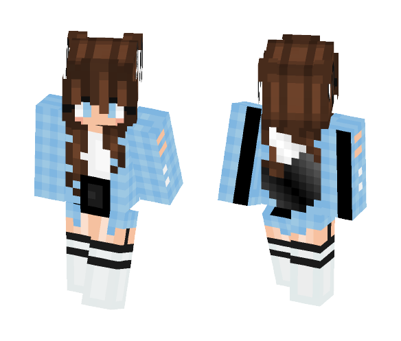Wolf girl - Girl Minecraft Skins - image 1