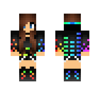 Rainbow DJ girl