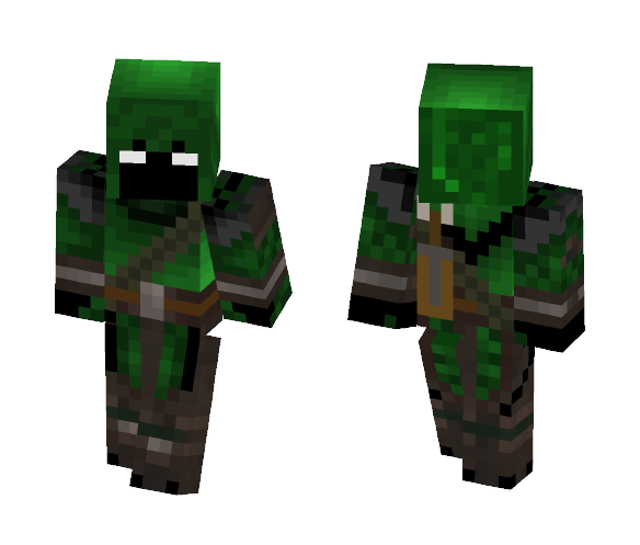 Hooded Hunter - Male Minecraft Skins - image 1
