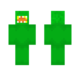 Duck In a lizard costume