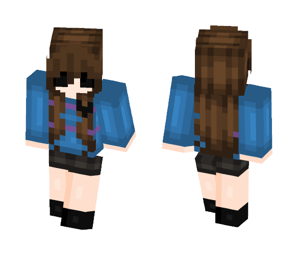 Soulless Frisk - Female Minecraft Skins - image 1