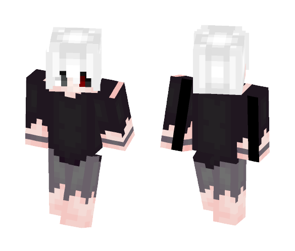 Ken Kaneki | ѕιмυση - Male Minecraft Skins - image 1
