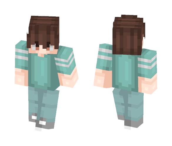 Blu ♥ Male version - Male Minecraft Skins - image 1