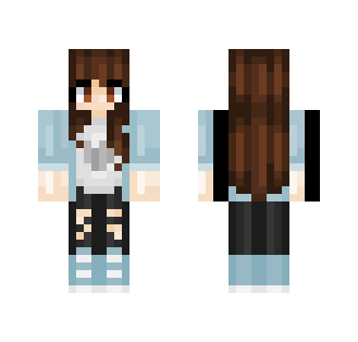 Ripped Jeans and Jean Jackets - Female Minecraft Skins - image 2