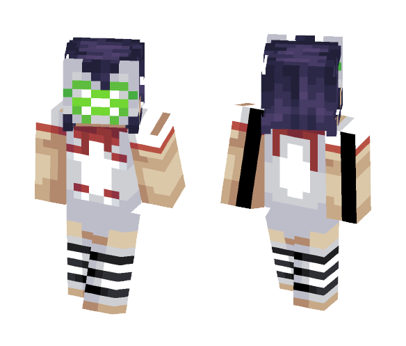 Noodle (Gorillaz / Phase 3) - Female Minecraft Skins - image 1