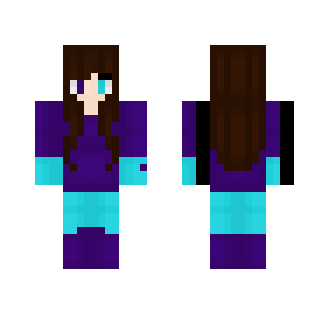Aqua and Purple