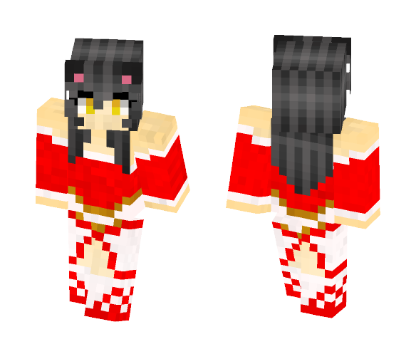 [League Of Legends] Ahri -Shaded- - Female Minecraft Skins - image 1