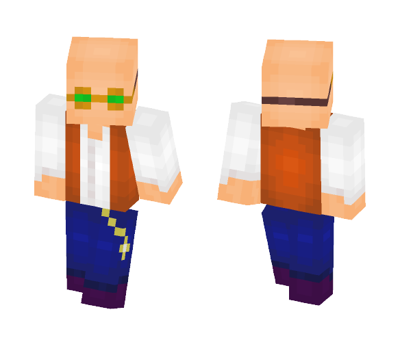 Bald Steampunk Man - Male Minecraft Skins - image 1