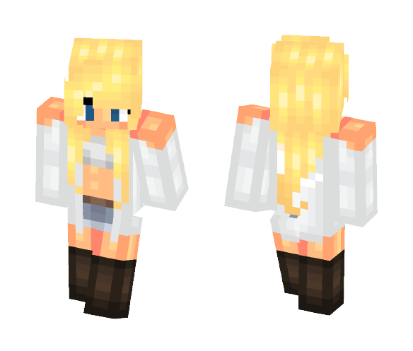 Blonde Girl - Girl Minecraft Skins - image 1