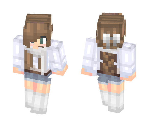 Winter girl - Girl Minecraft Skins - image 1