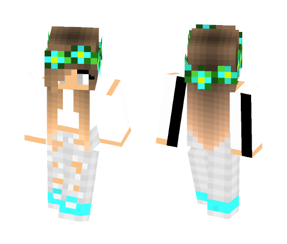 Coco teal 2 - Female Minecraft Skins - image 1