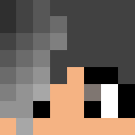 Download Free Gray and black haired girl Skin for Minecraft image 3 Gray and black haired girl - Color Haired Girls Minecraft Skins - image 3