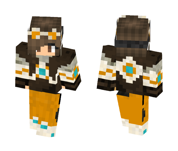 Tracer Overwatch - Female Minecraft Skins - image 1