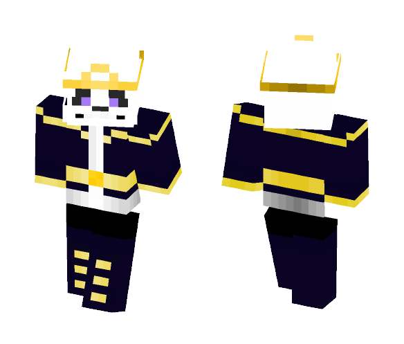 Nightmare Sans (Shaded) - Male Minecraft Skins - image 1