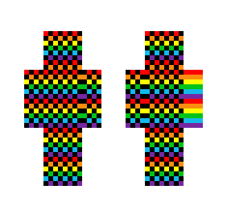 Checker Rainbow Thing - Interchangeable Minecraft Skins - image 2