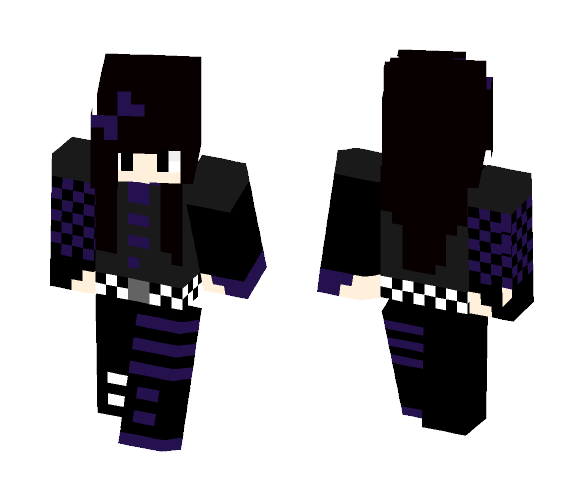 Punkish Purple - Female Minecraft Skins - image 1