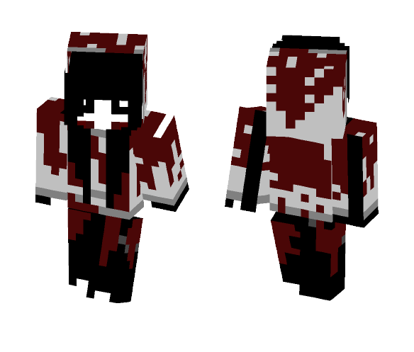 Jeff The Killer Genderbent - Female Minecraft Skins - image 1
