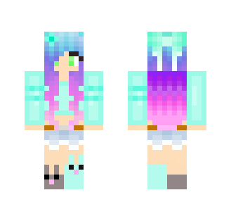 Teal outfit - Female Minecraft Skins - image 2