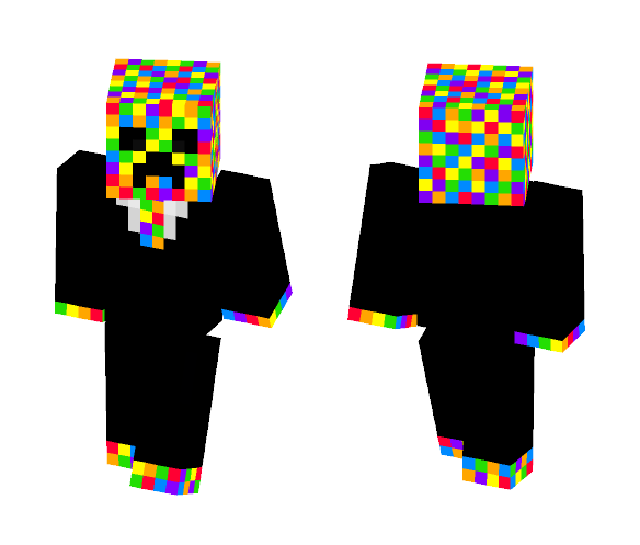 Colorful Creeper - Male Minecraft Skins - image 1