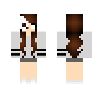 Half Skeleton Girl